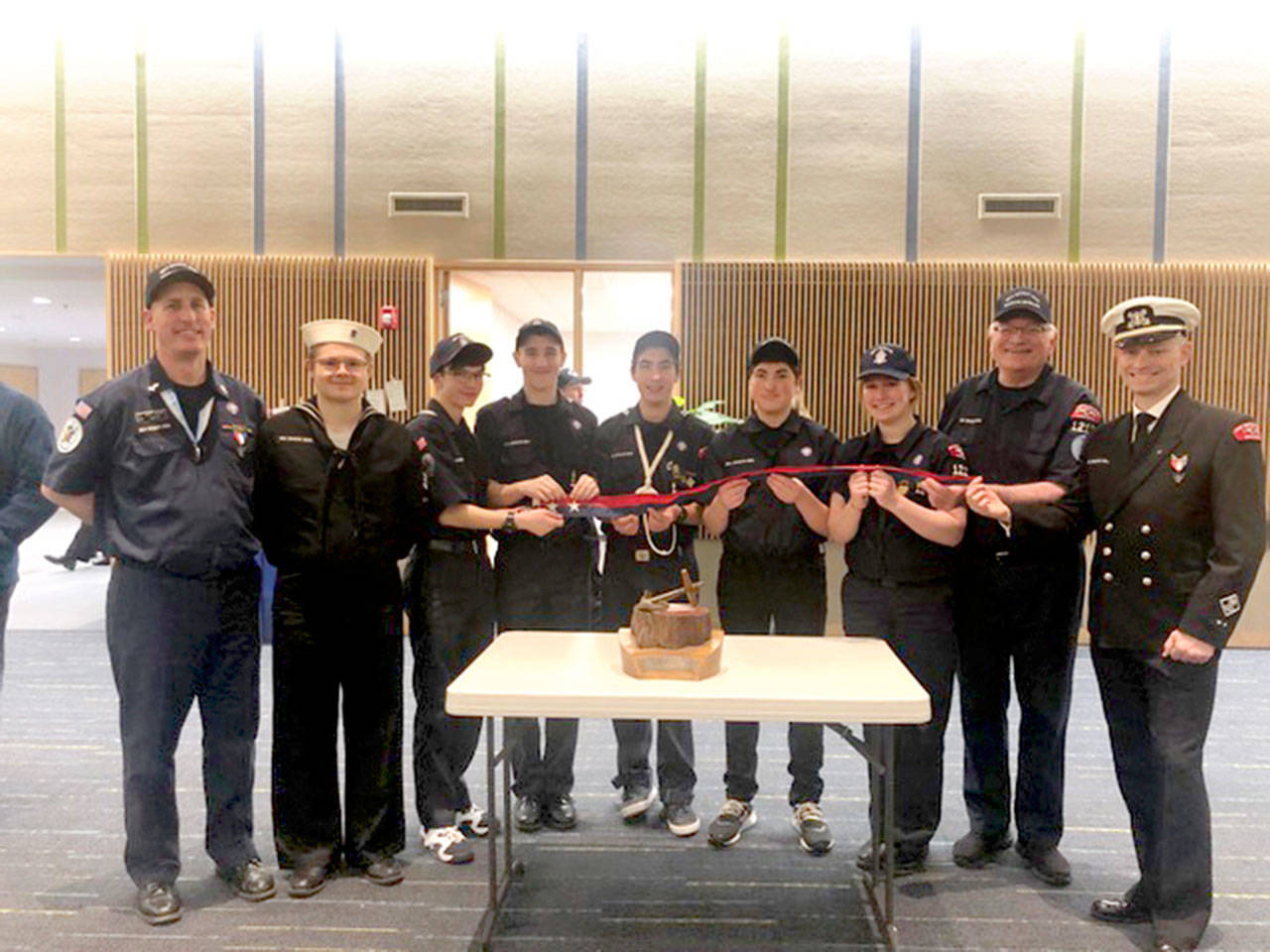 Sea Scout Ship Marvin Shields earn trophy