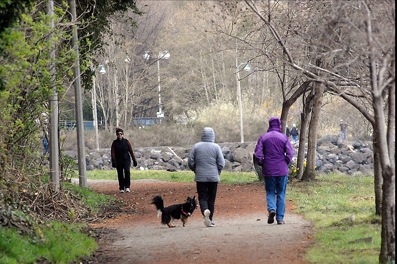 Out for a ‘social distance’ stroll