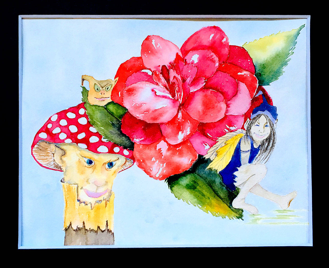 Fleurs Magiques by Pamela Raine will be part of the Port Ludlow Art League’s online exhibit.