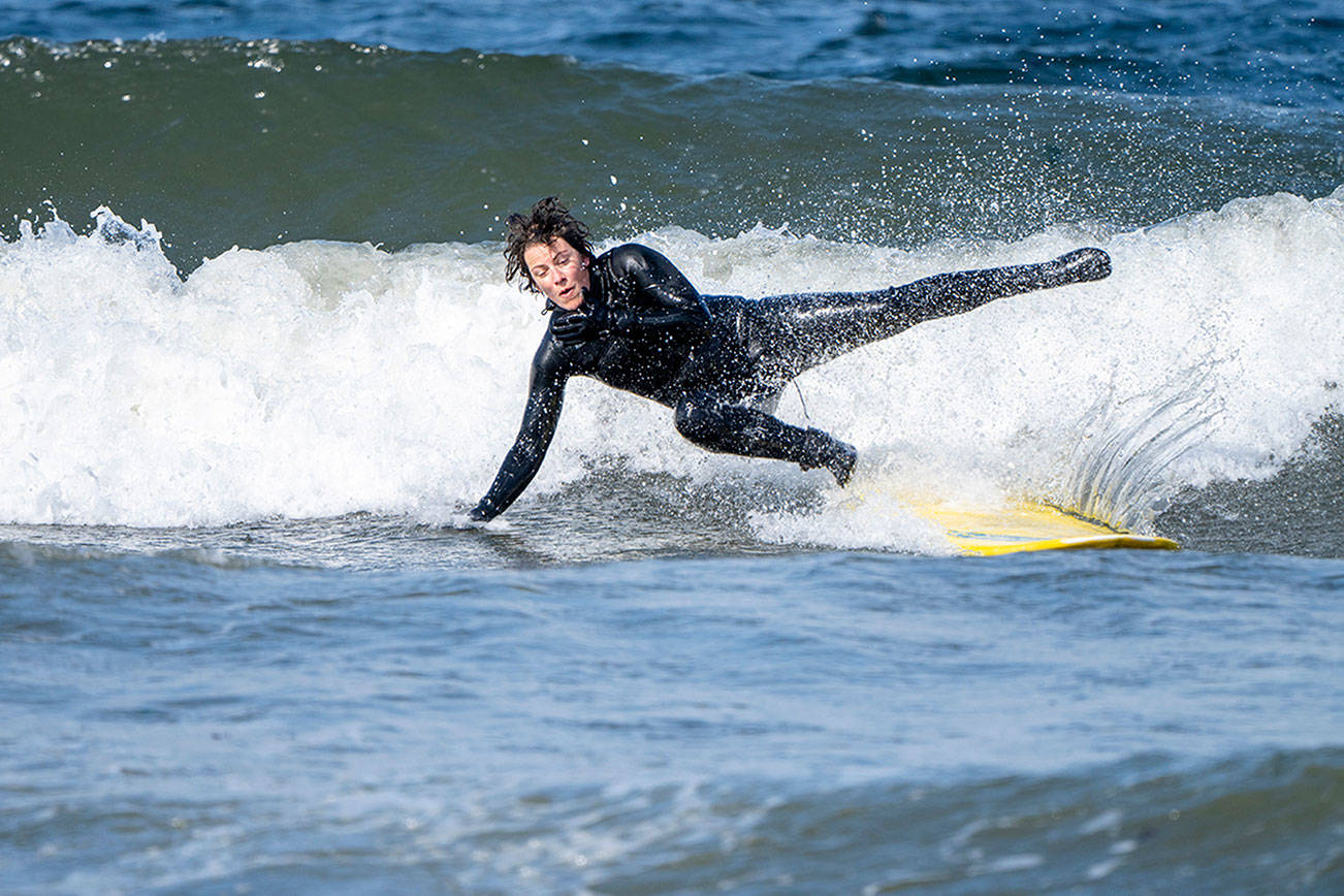 Surfing near Point Hudson