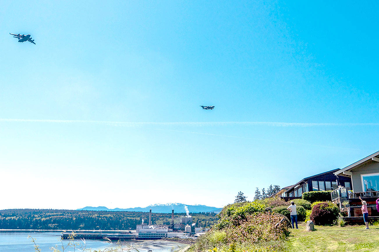 Flyover salute for pandemic workers