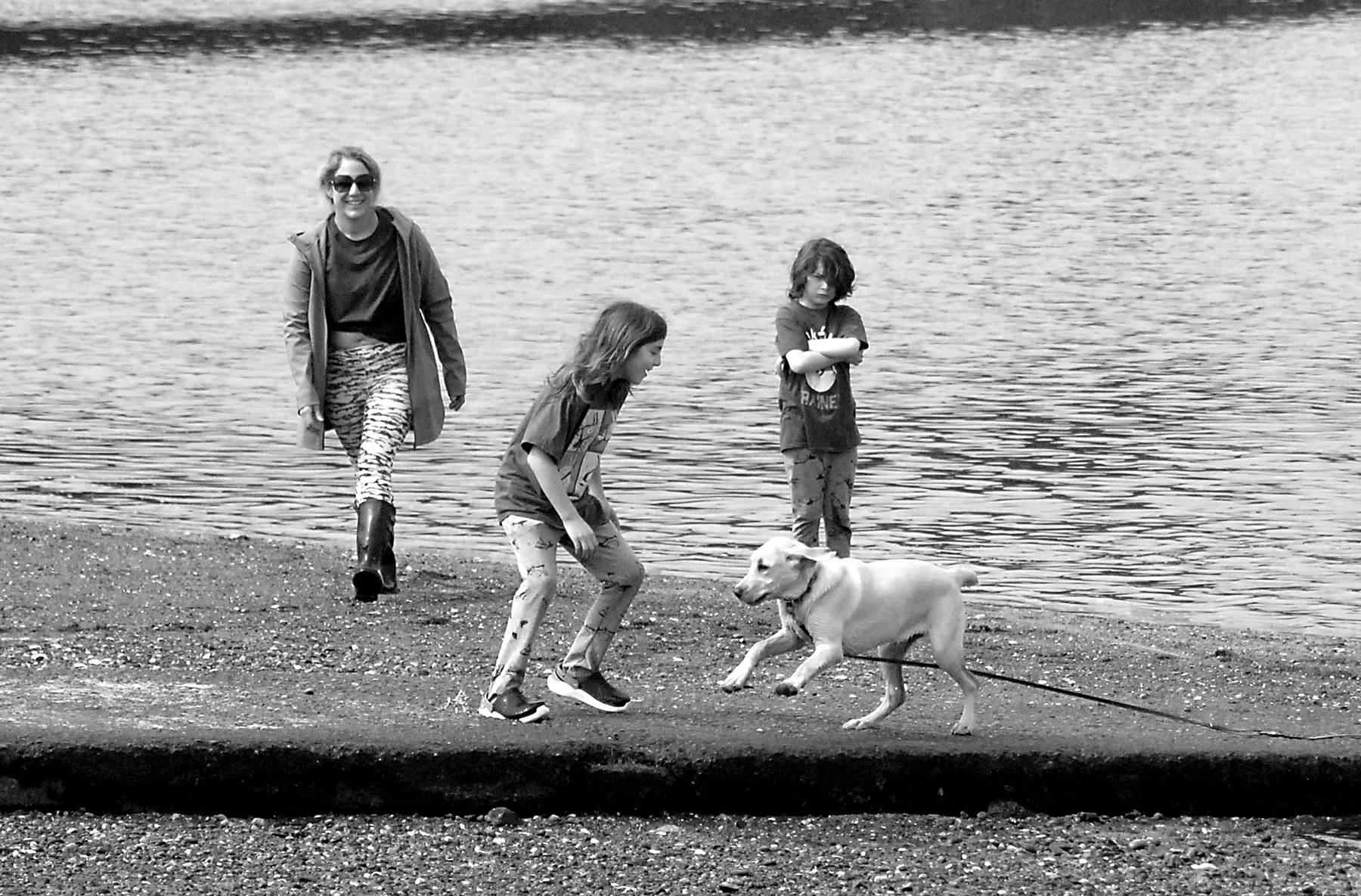 Family fun at Cline Spit County Park