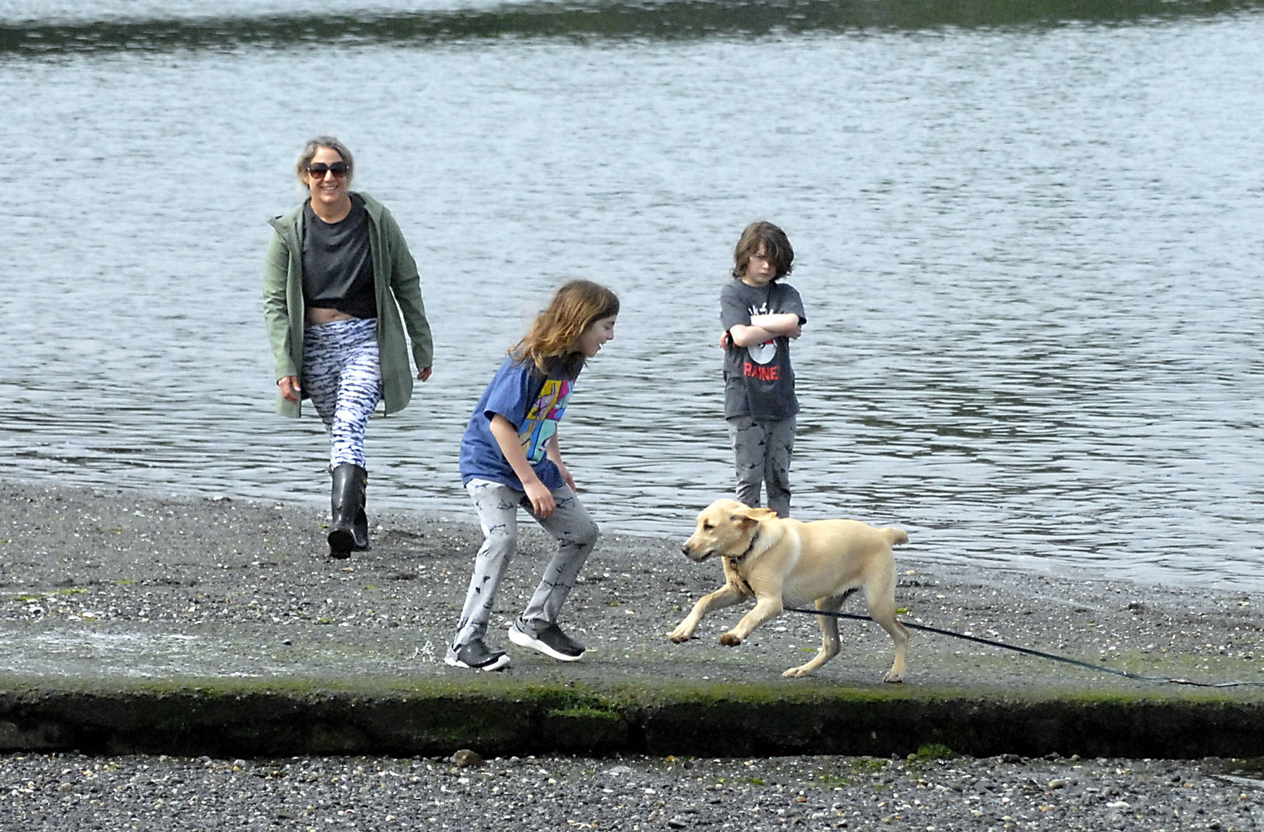 Family fun at Cline Spit County Park