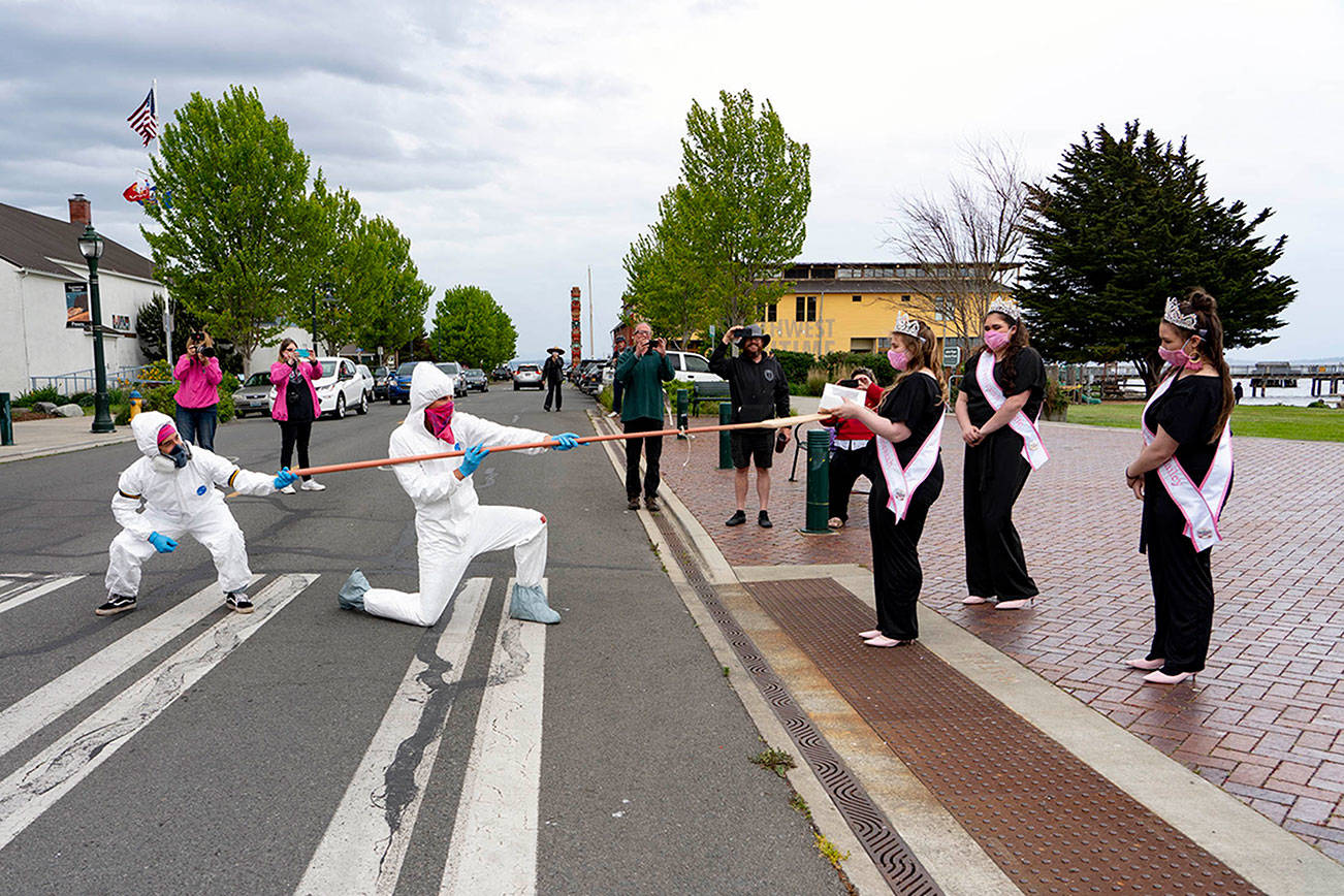 Cake presented in lieu of annual picnic