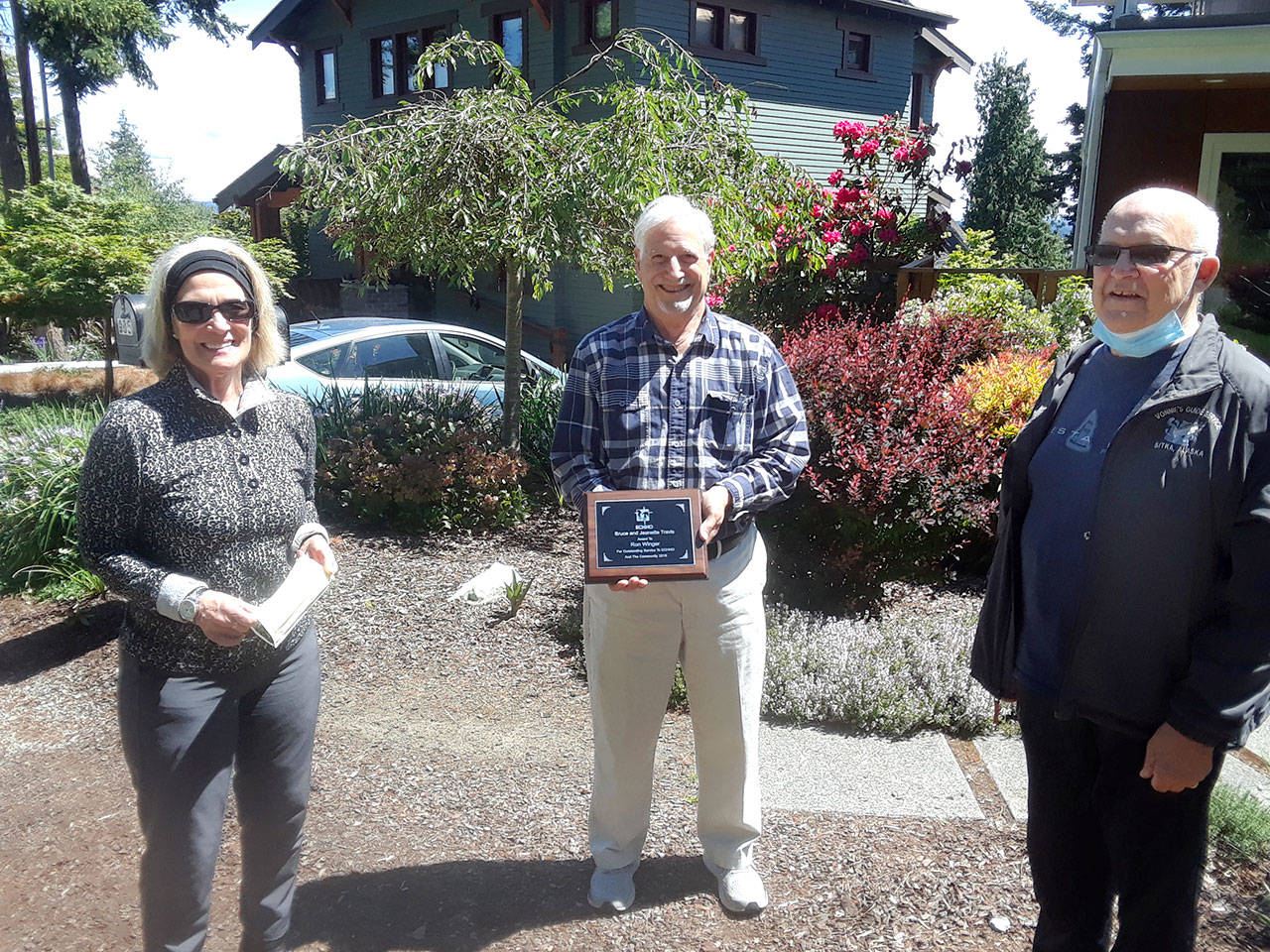 Ron Winger recognized for ECHHO volunteer work