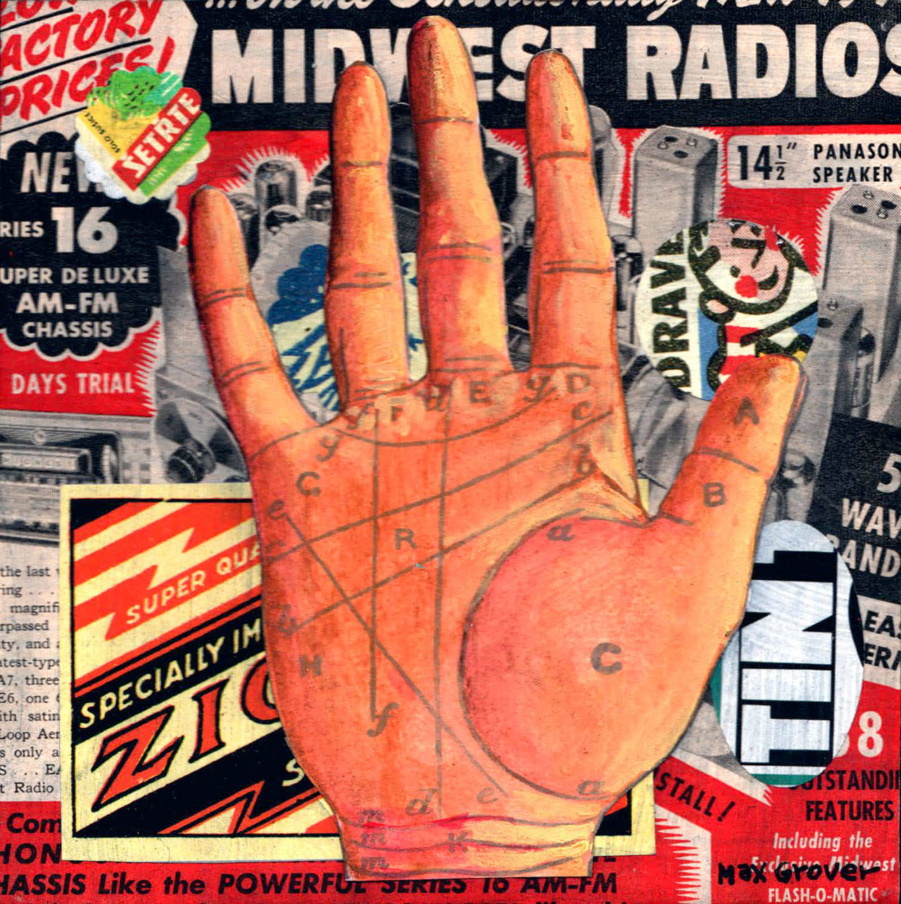 Max Grover’s “Hand in the Air” is among the works of art in the Port Townsend School of the Arts show.