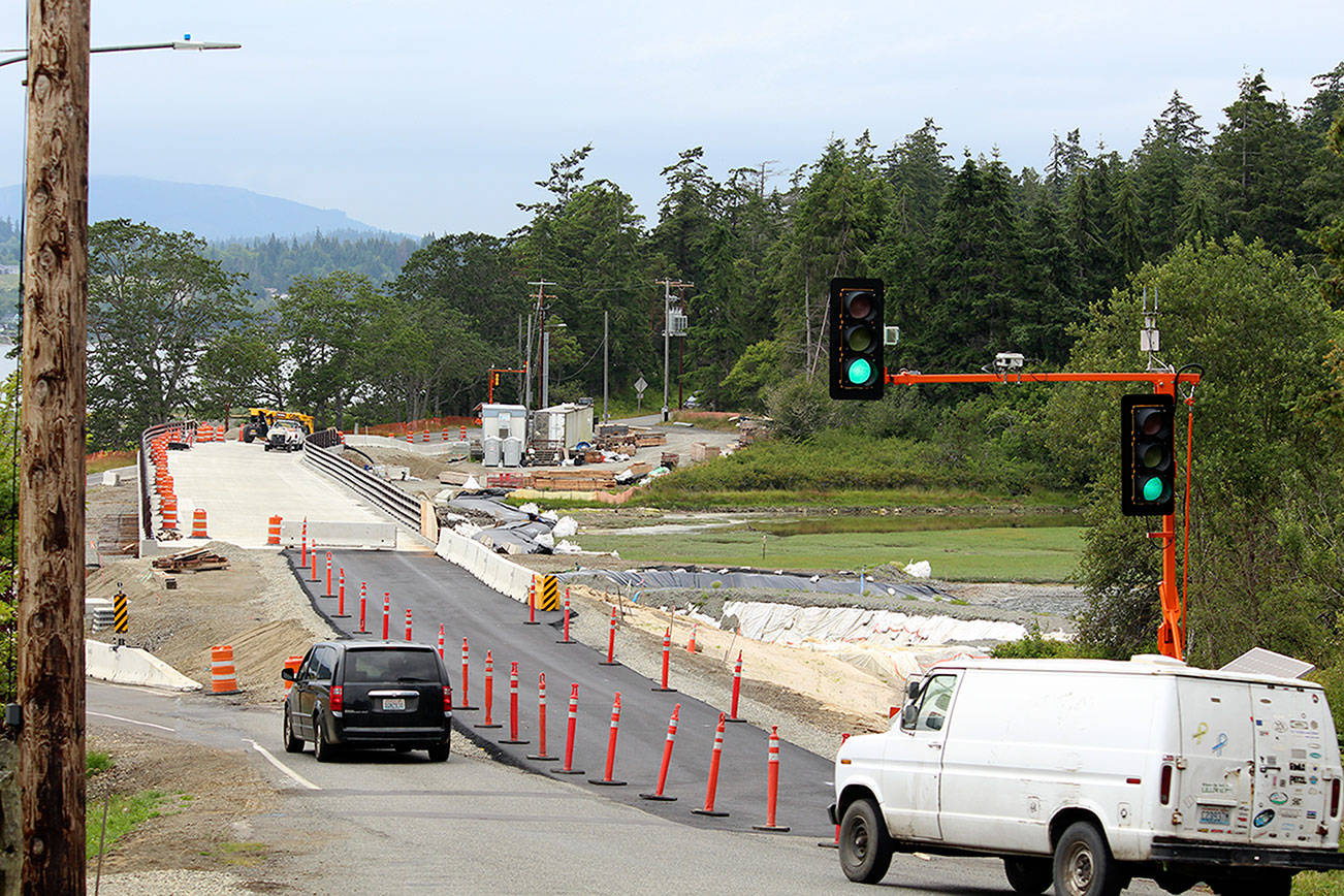 Traffic to transition onto Kilisut Harbor bridge
