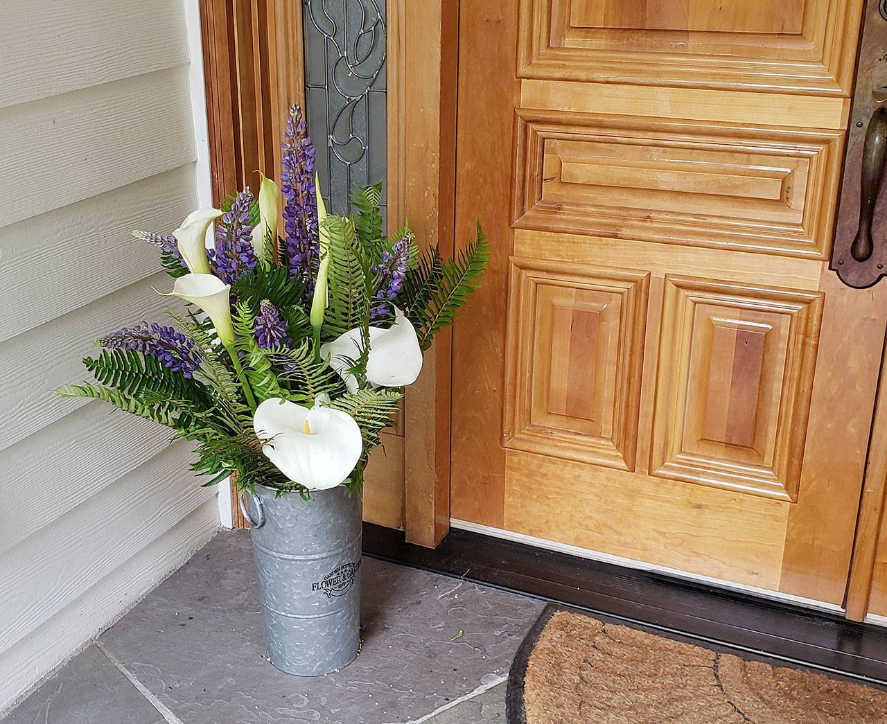 It is so fun to go out into the gardens at Colette’s Bed and Breakfast to create professional displays. Go harvest your own cut flowers for a beautiful display at home. (Andrew May/For Peninsula Daily News)