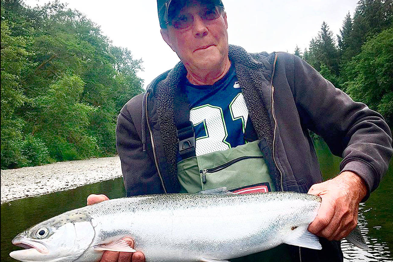 OUTDOORS: Chrome hatchery steelhead caught on Bogachiel