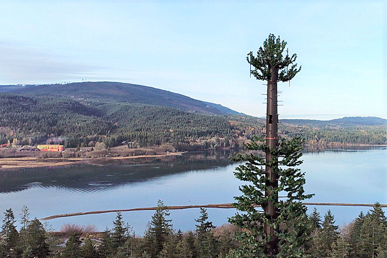 Jamestown S’Klallam Tribe’s telecommunciations tower running