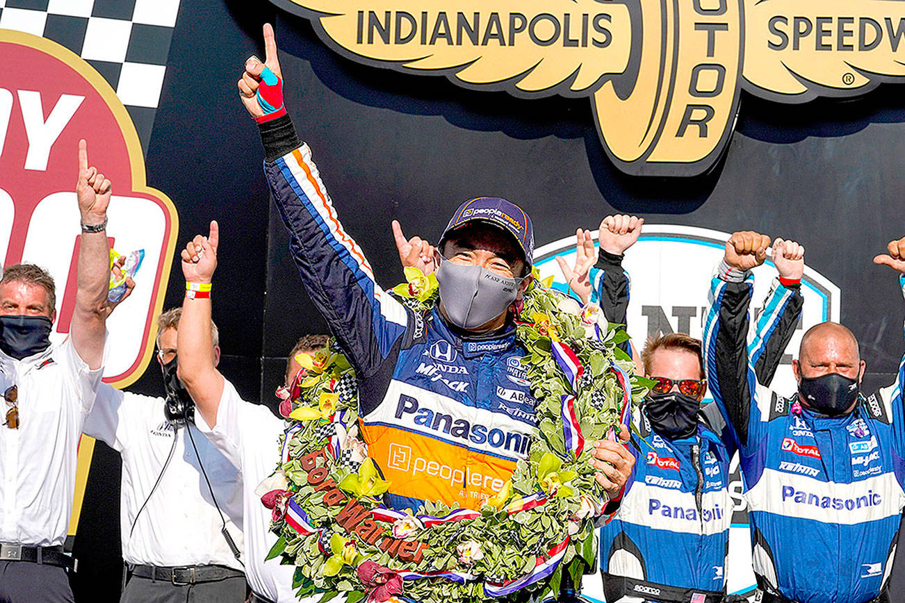 RACING: Takuma Sato wins shortened Indy 500
