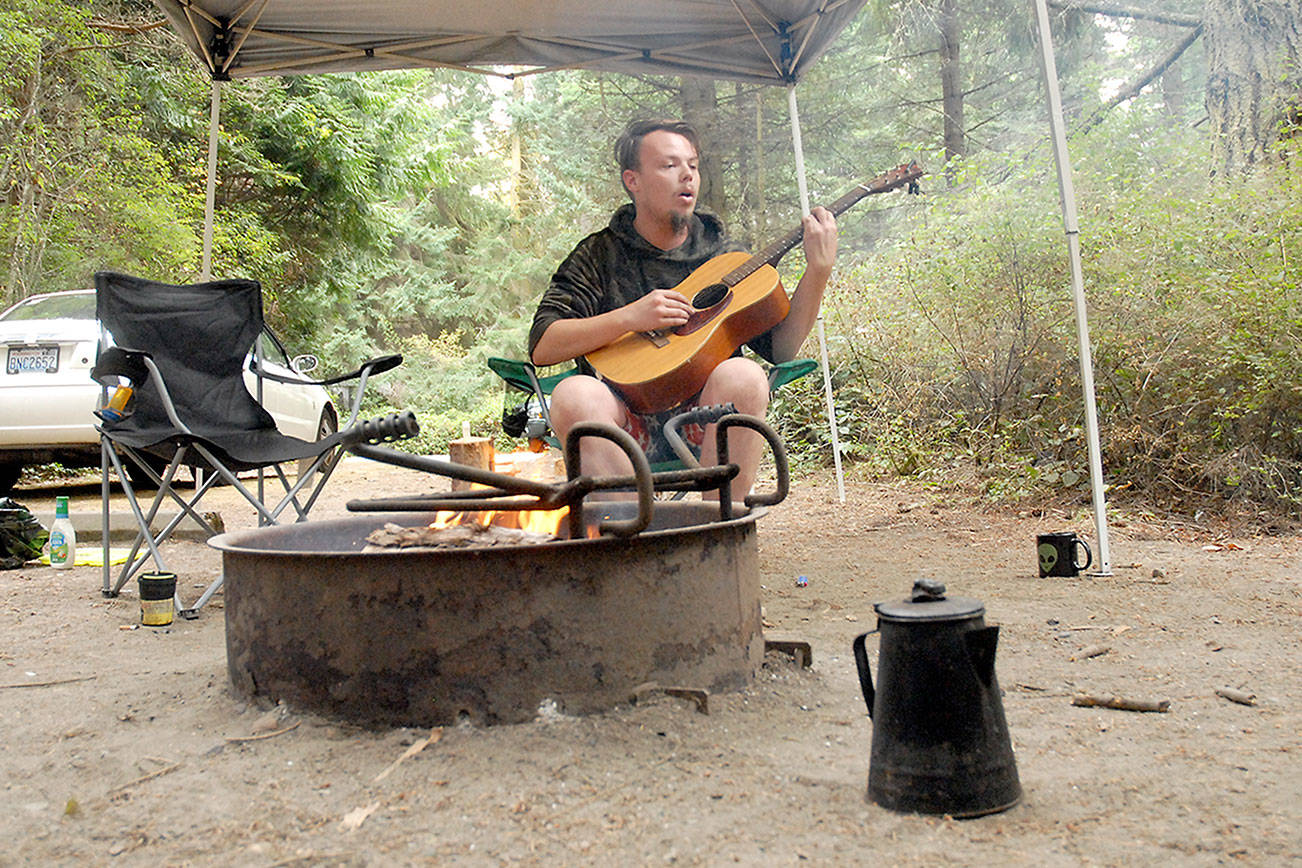 Weekend camping trip