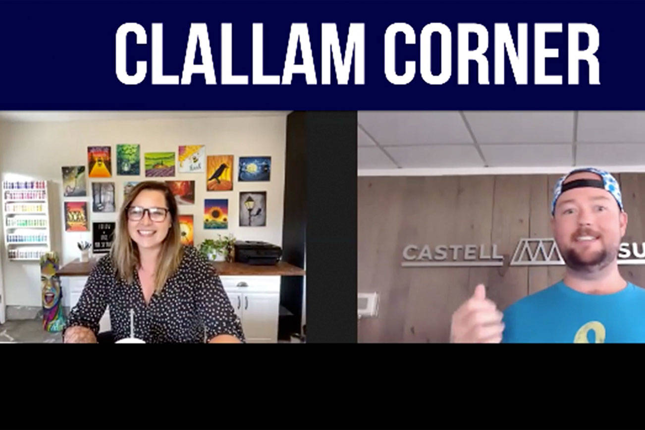 Castell making connections at ‘Clallam Corner’