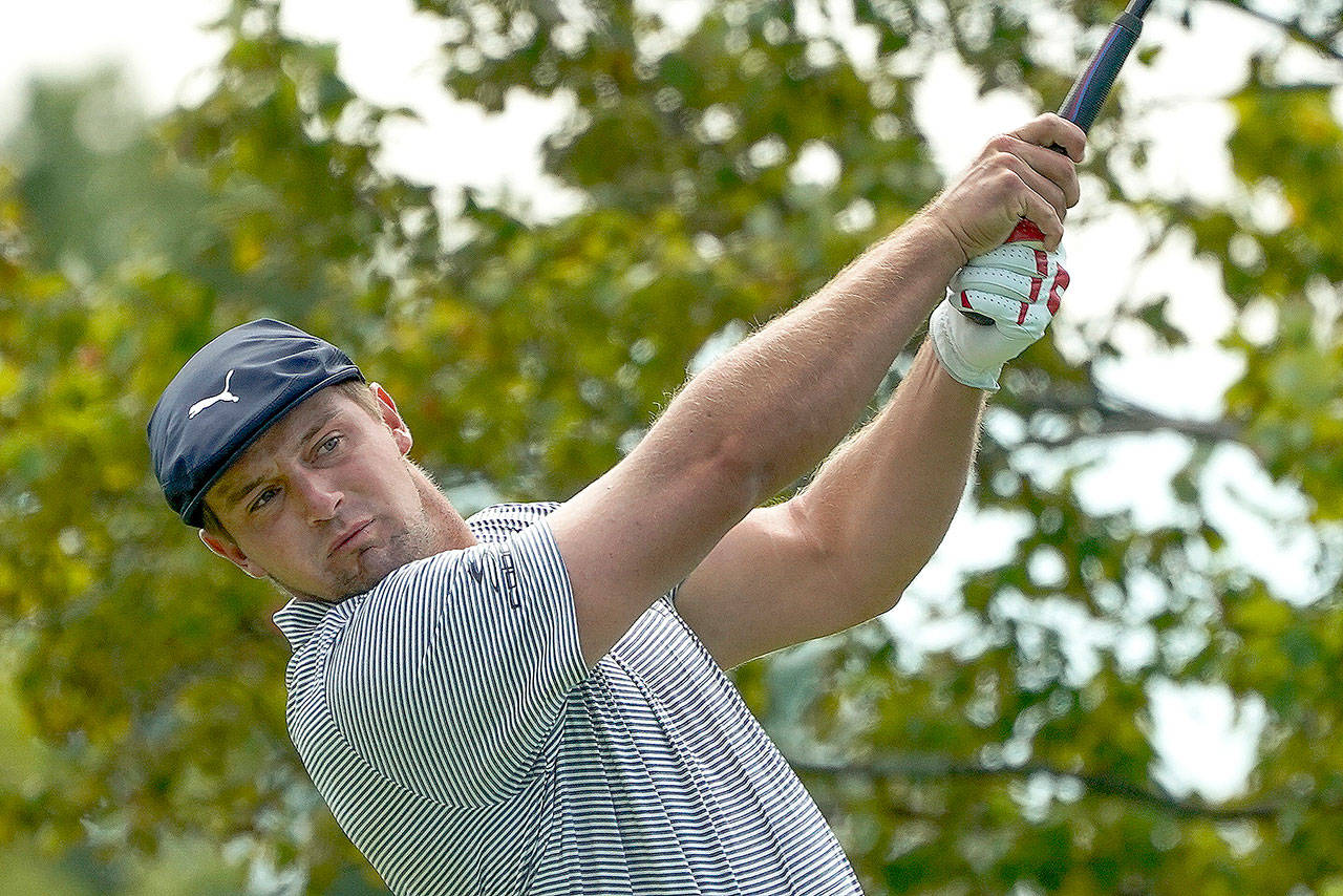 Charles Krupa/The Associated Press Bryson DeChambeau of the United States plays his shot from the second tee during the final round of the US Open Golf Championship on Sunday in Mamaroneck, N.Y.