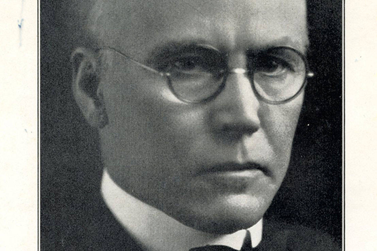 Dr. Appleton on the flyleaf of his book.