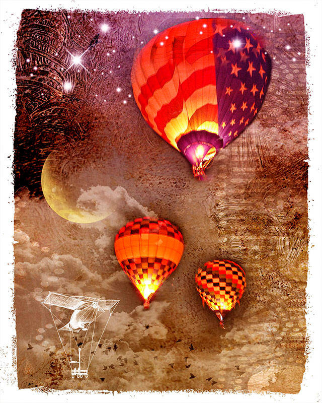 “Flying High” by Marilynn Evans. (Submitted art)