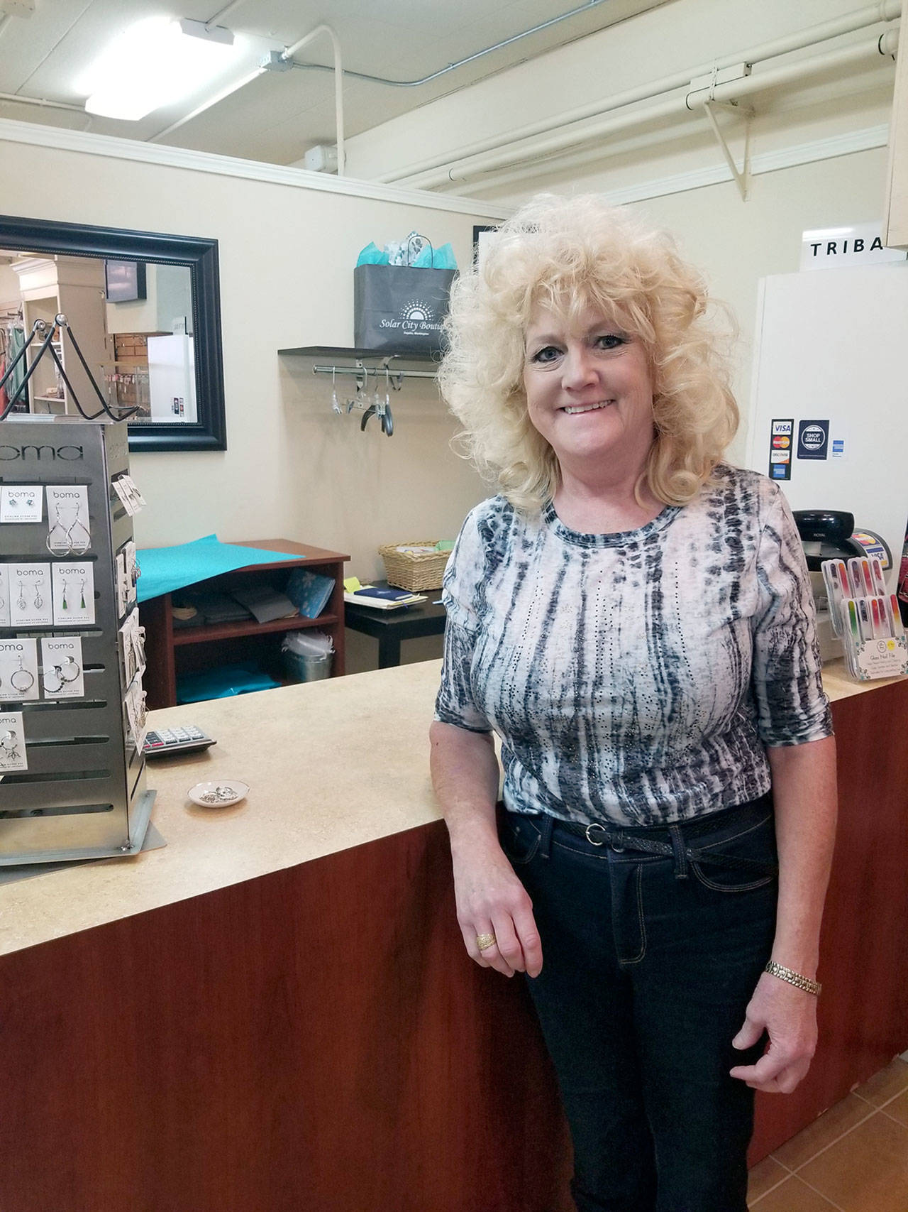 Sequim native Cindy Teitzel purchased Solar City and Boutique.