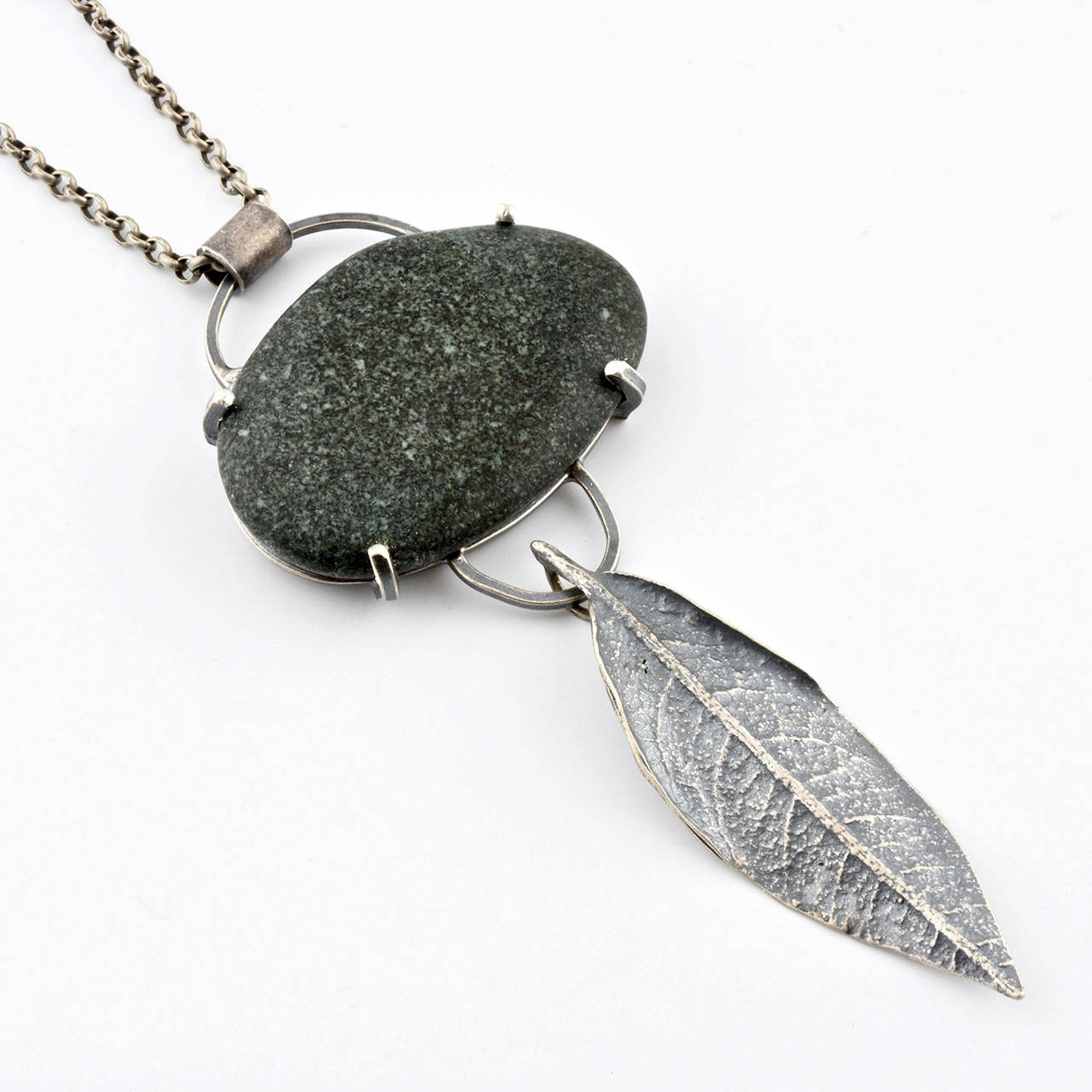 April Ottey jewelry is on display at the Port Townsend School of the Arts exhibit that opens Monday. Barbara Ramsey’s fiber arts is exhibited at the Grover Gallery.