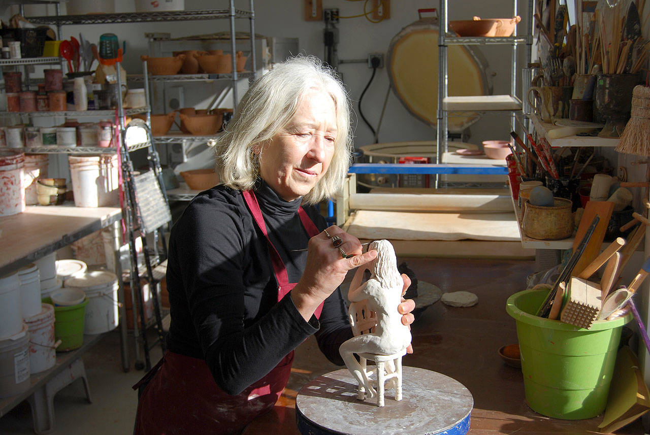 Cindy Elstrom is the featured artist at the Harbor Art Gallery for November and December.