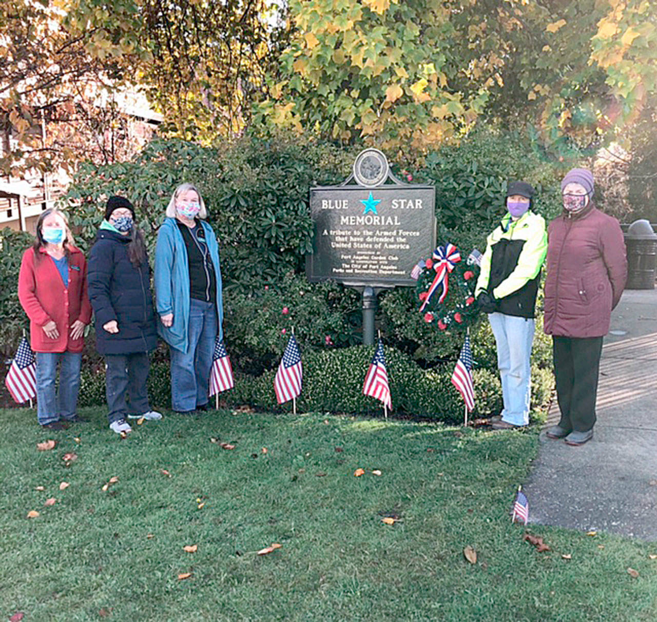 Pictured, from left to right, are Liz Rodgers, Bobbie Daniels, Mary Jacoby, Emily Murphy and Leiann Niccoli.