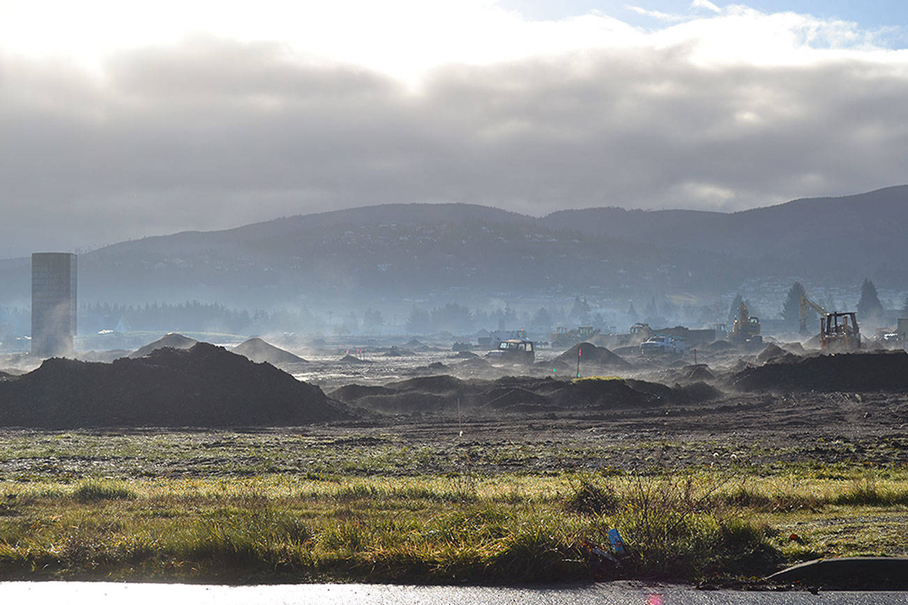 Groundwork continues this year as developers of Lavender Meadows prep land for 217 manufactured homes in three phases at the corner of North Sequim Avenue and Port Williams Road. Matthew Nash/Olympic Peninsula News Group