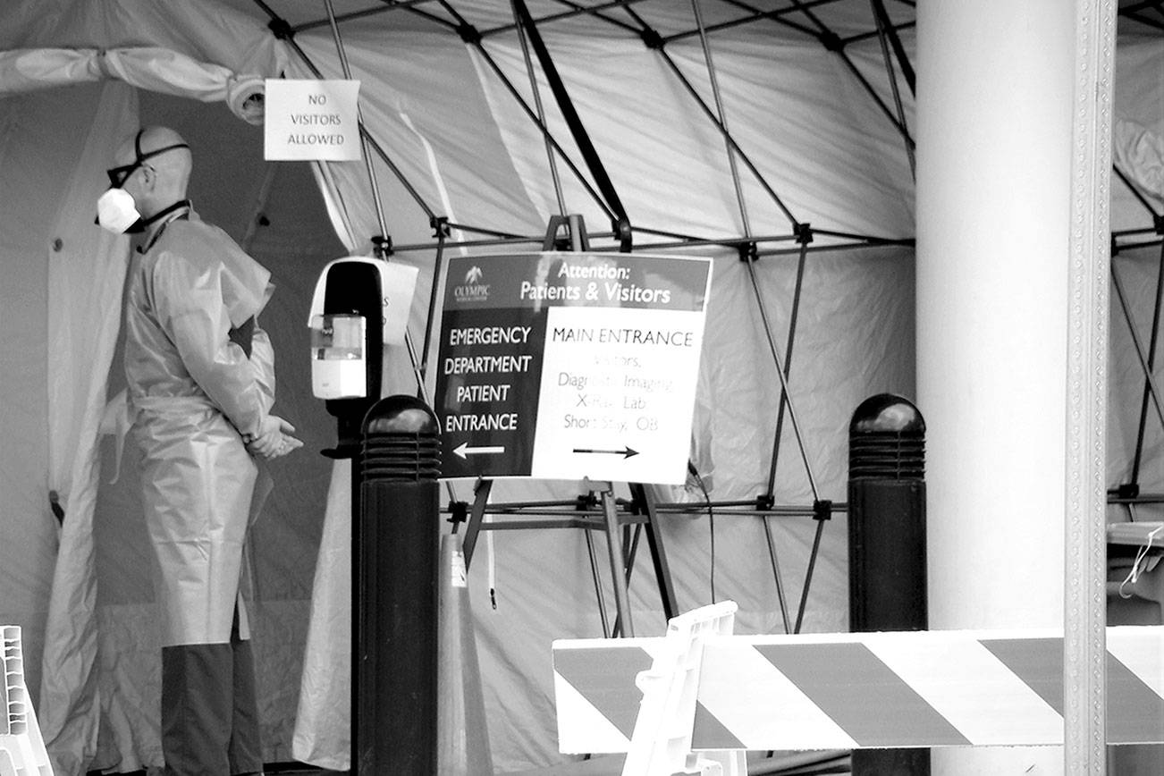 Photos of the first 16 weeks of pandemic lockdown in Port Angeles  will be the topic of a lecture by photographer Amy McIntyre, executive director of the North Olympic History Center. (Amy McIntyre/ North Olympic History Center)