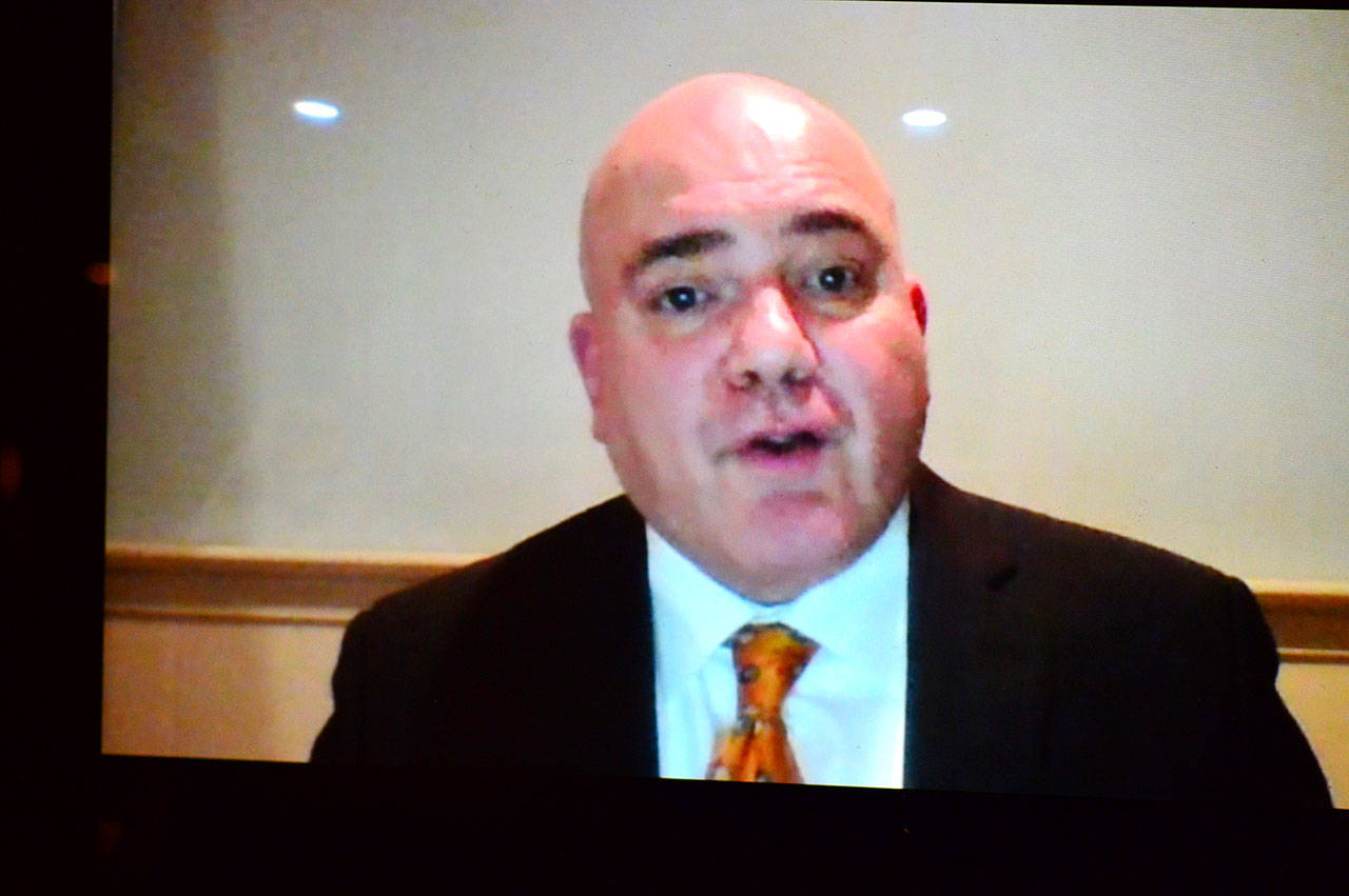 Port Townsend police chief candidate D.F. Pace comes from the Philadelphia Police Department. (Diane Urbani de la Paz/Peninsula Daily News)