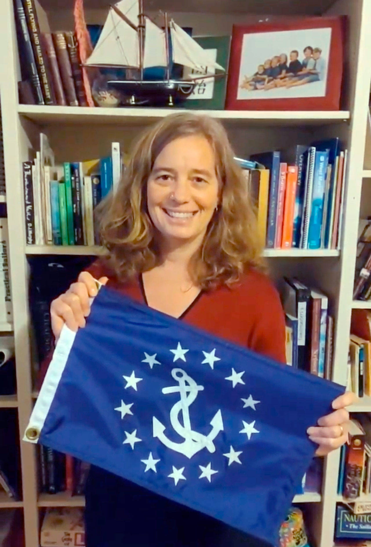 Erika Hansen-Dahlin is the new commodore of the Port Angeles Yacht Club.