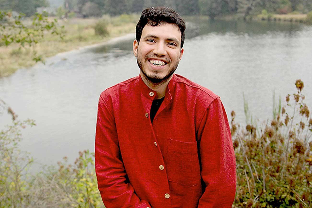 Ivan Daniel Espinosa of Port Townsend will present an online program about his performance art Thursday afternoon. (Photo courtesy of Ivan Daniel Espinosa)