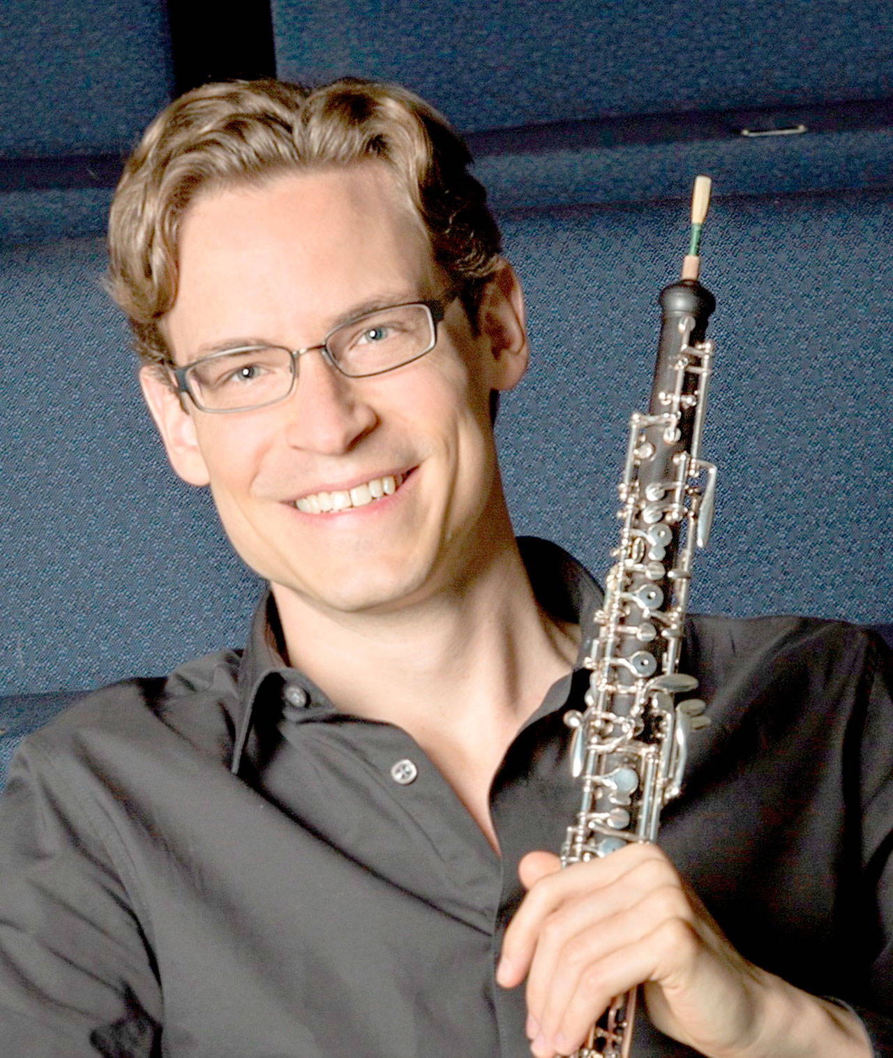Oboist Nathan Hughes of the Metropolitan Opera will play in an online concert presented by Port Angeles’ Music on the Strait festival. (Photo courtesy of Music on the Strait)