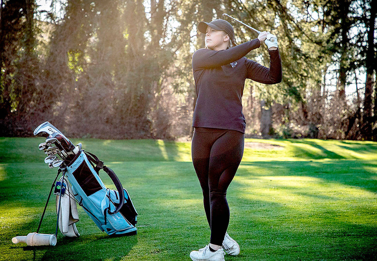 Sequim native Sarah Shea, now golfing for Western Washington University, was named the Great Northwest Athletic Conference Women’s Golfer of the week Monday. (Western Washington University)