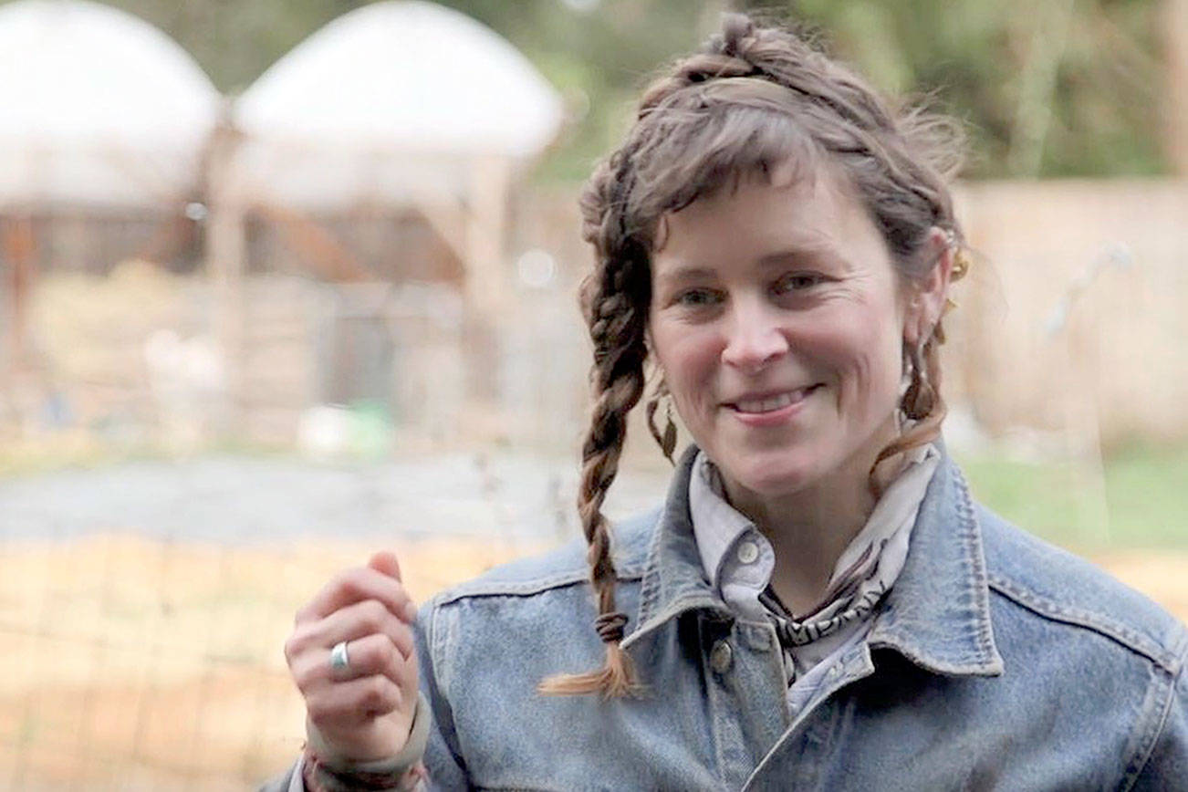 Shaelee Evans of Goodness Tea, an herb farm based in Sequim, is among the vendors at farmers markets in Sequim and Chimacum. The Chimacum market opens for the season this Sunday. (Photo courtesy of Whaleheart Productions)