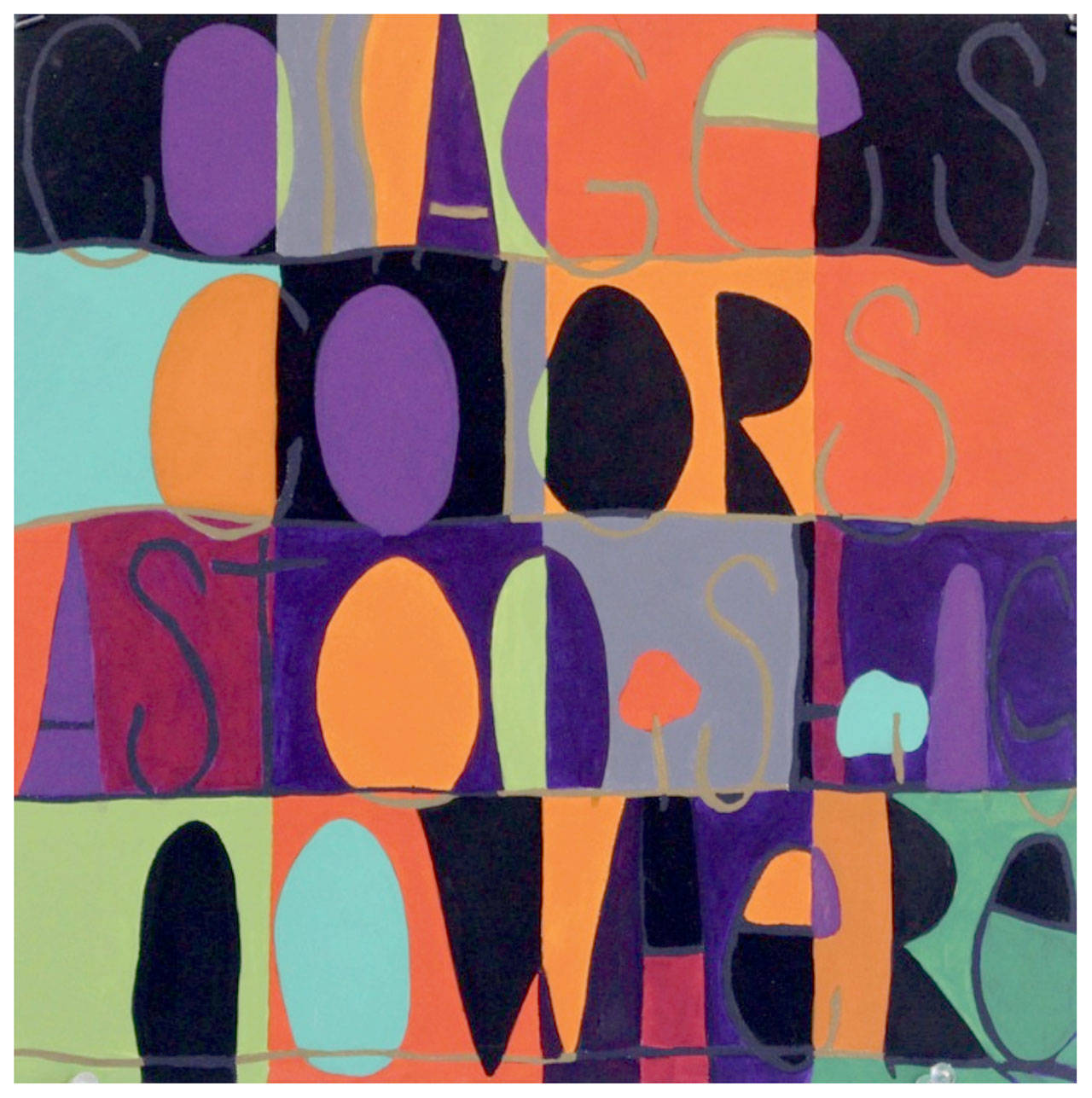 “Half Opened Pink Parasol Under Green Lime Sun” by Annell Livingston of El Prado, N.M. is among the selections offered in a Northwind Art Best Gallery exhibit.