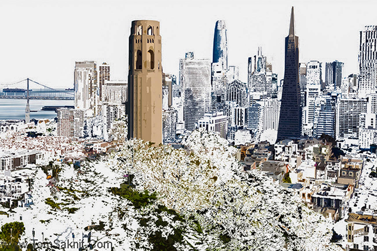 Tom Saknit's work will be on display at Port Townsend Gallery in July.