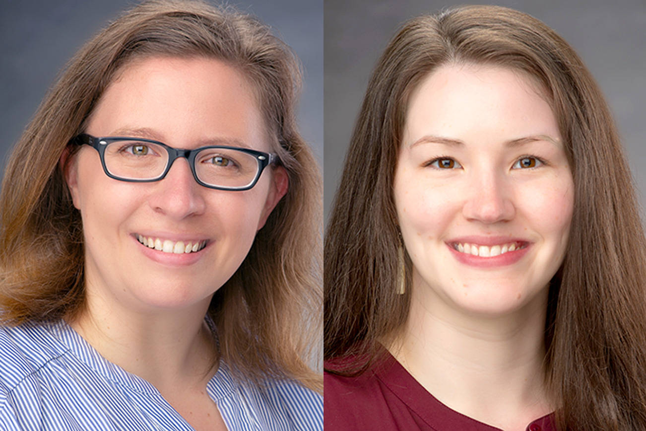 Caroline Jolley, left, and Nicole Jeffery.