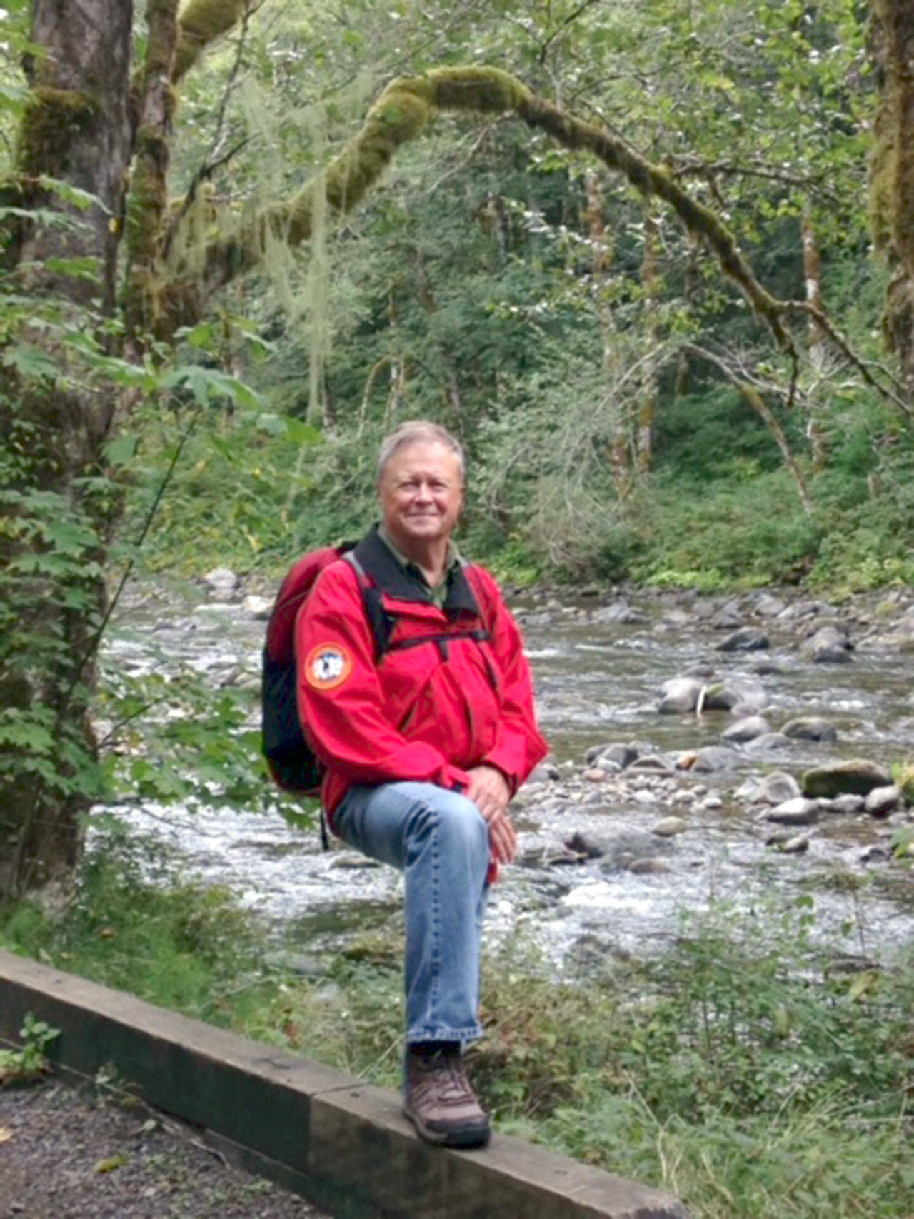 The late Stanley Cummings is pictured hiking in a photograph provided by his widow, Sigrid Cummings.