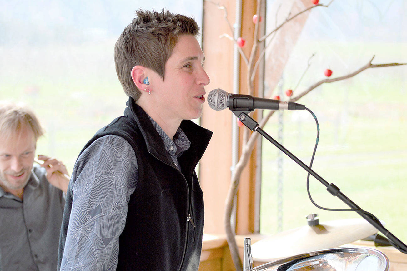 Bandleader Angie Tabor will bring her island-music ensemble Caribe to Coyle for an outdoor show Saturday. Diane Urbani de la Paz/Peninsula Daily News