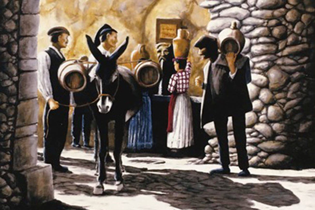 Painter Matthew Rianwater's work is featured at Gallery 9 this month.