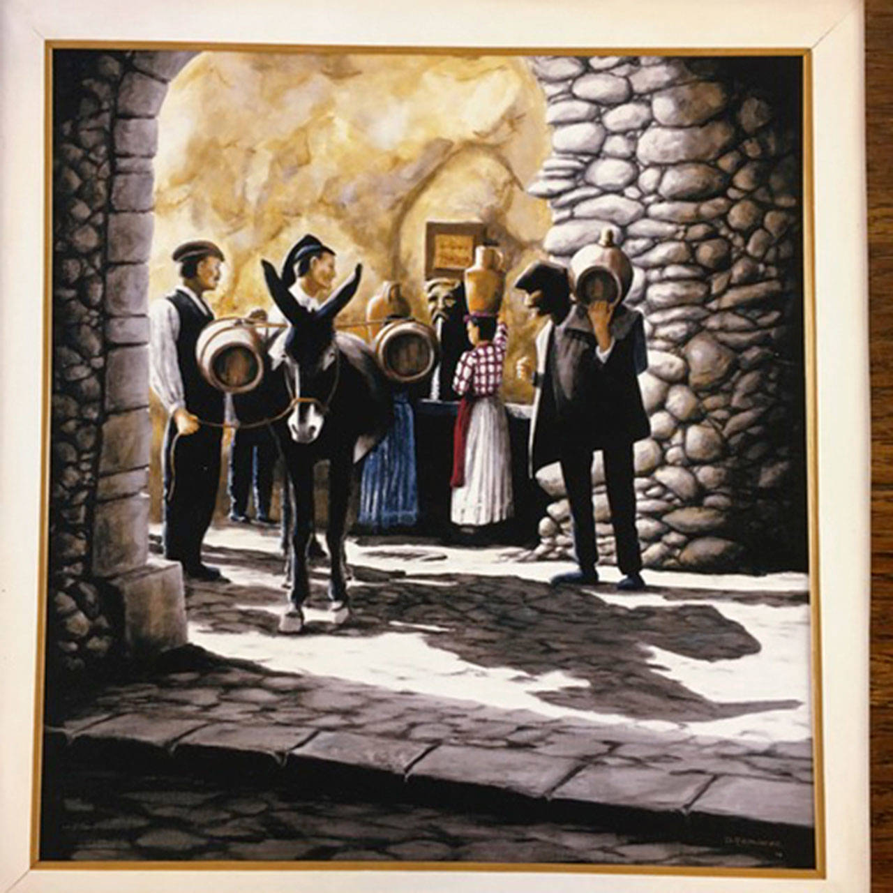 Painter Matthew Rianwater’s work is featured at Gallery 9 this month.