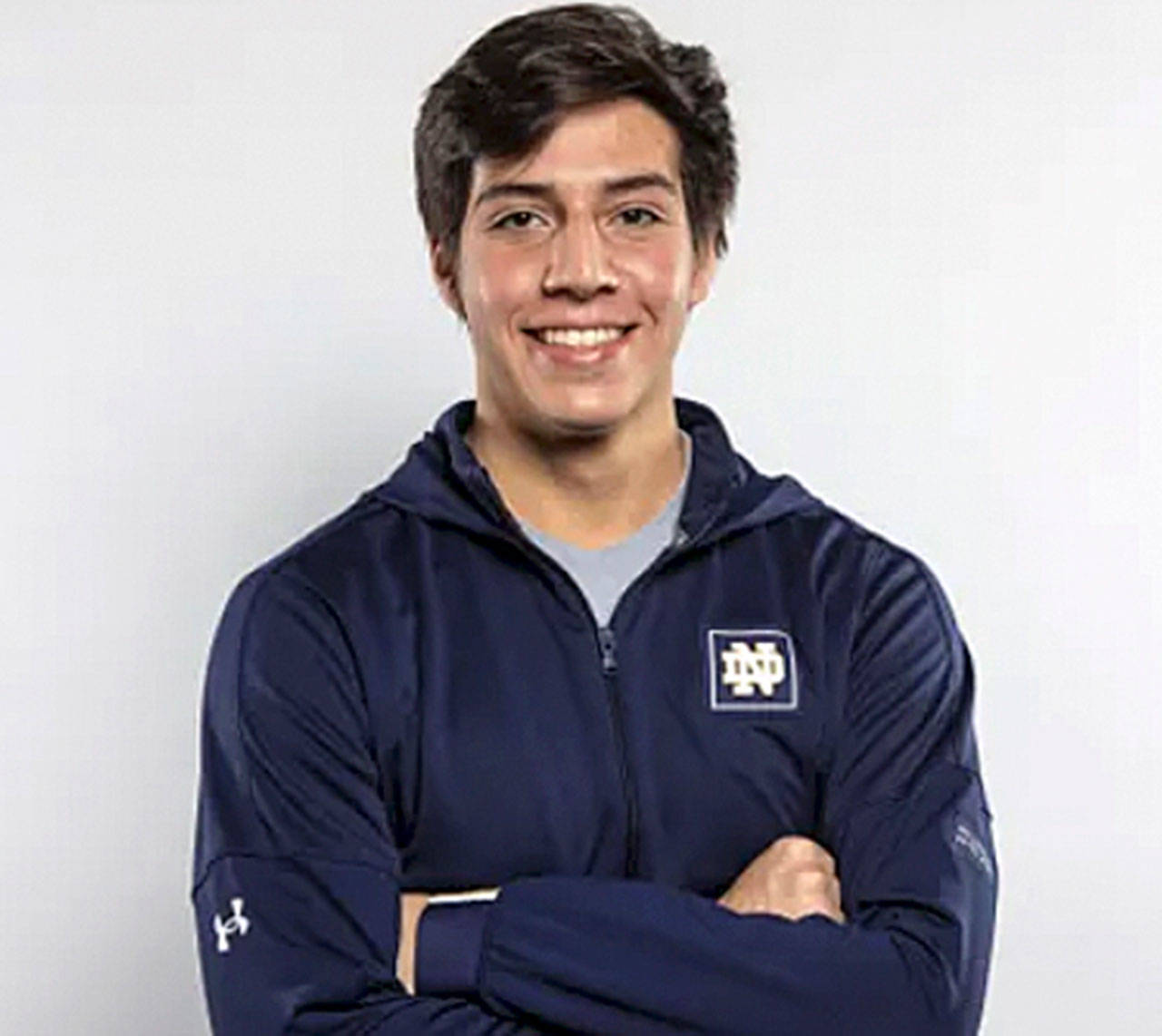 Tyler Christianson. Photo courtesy of Notre Dame Athletics