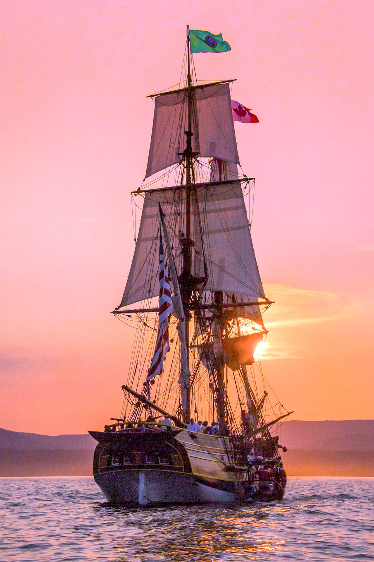 Michael Osborne’s Lady Washington will be featured in September at Port Townsend Gallery.