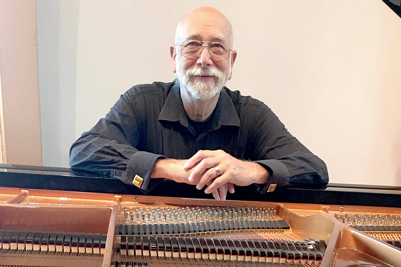 Pianist Mike Carroll of Port Ludlow will give an online Candlelight Concert Thursday night to benefit Gatheringplace of Port Townsend. (Photo courtesy of Mike Carroll)