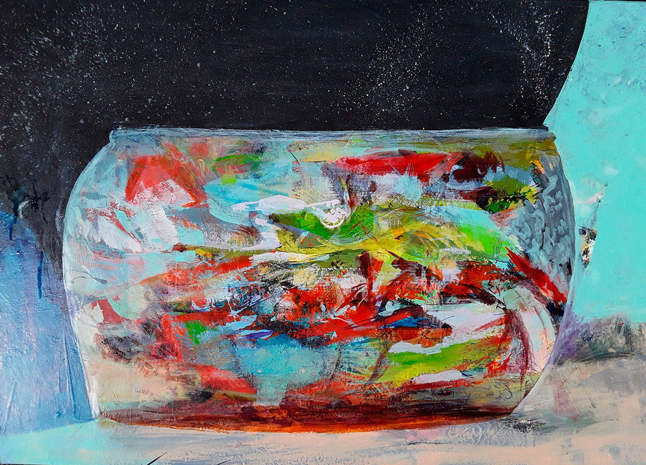 “Untitled,” by Terry Grasteit, a Sequim painter whose work will be on display at the 2021 ARTjam event Sept. 4-5 in Sequim. Submitted art