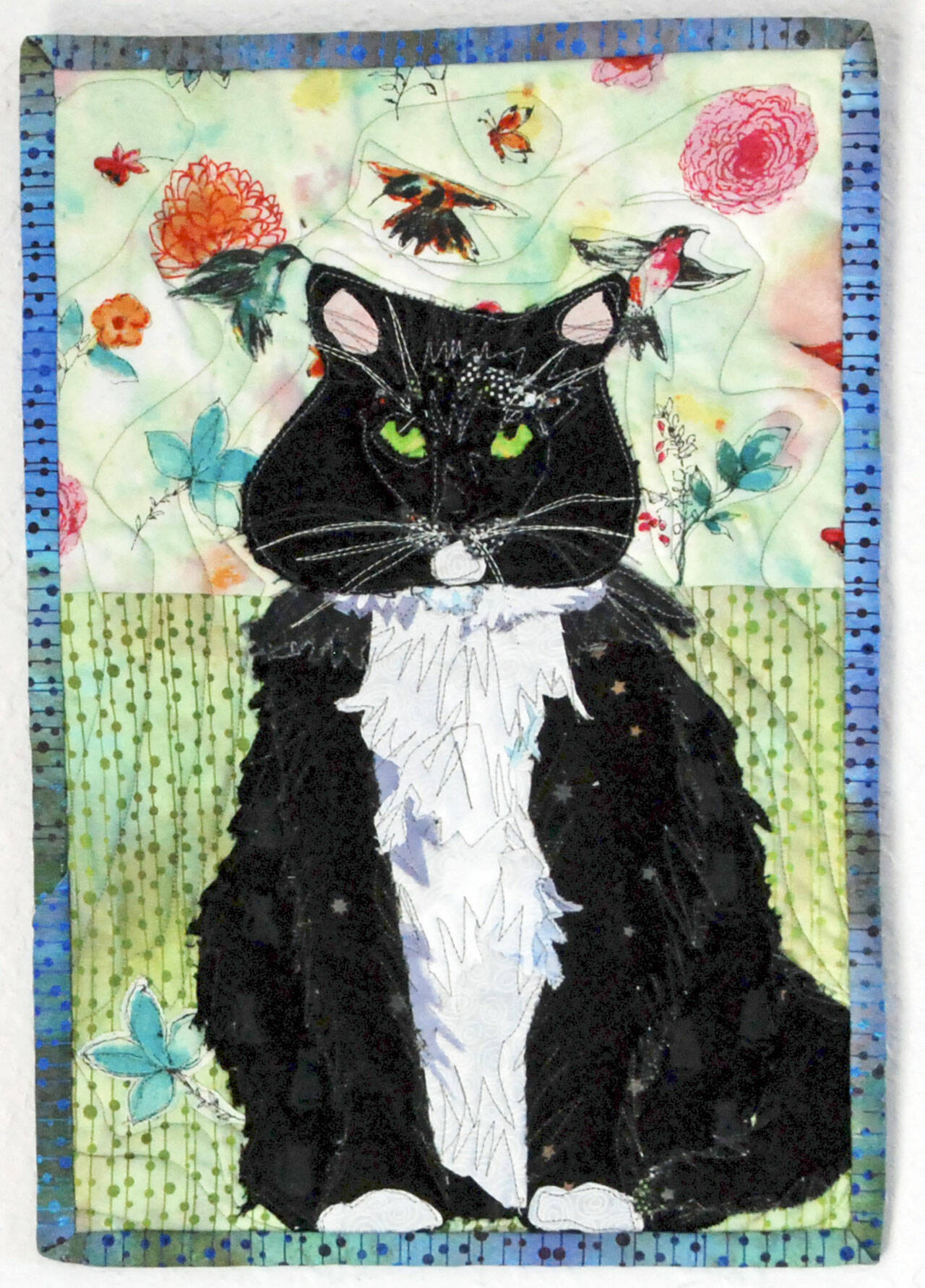 Tormented Ruffles is by the Port Ludlow Art League’s artist of the month, Susan Cavanaugh.