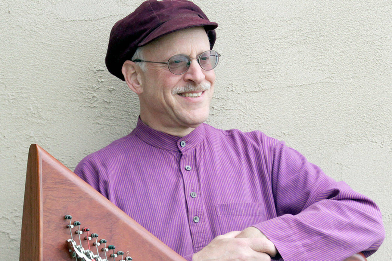 Harpist David Michael’s latest album is available for free streaming. (Photo courtesy Jesse Allen)