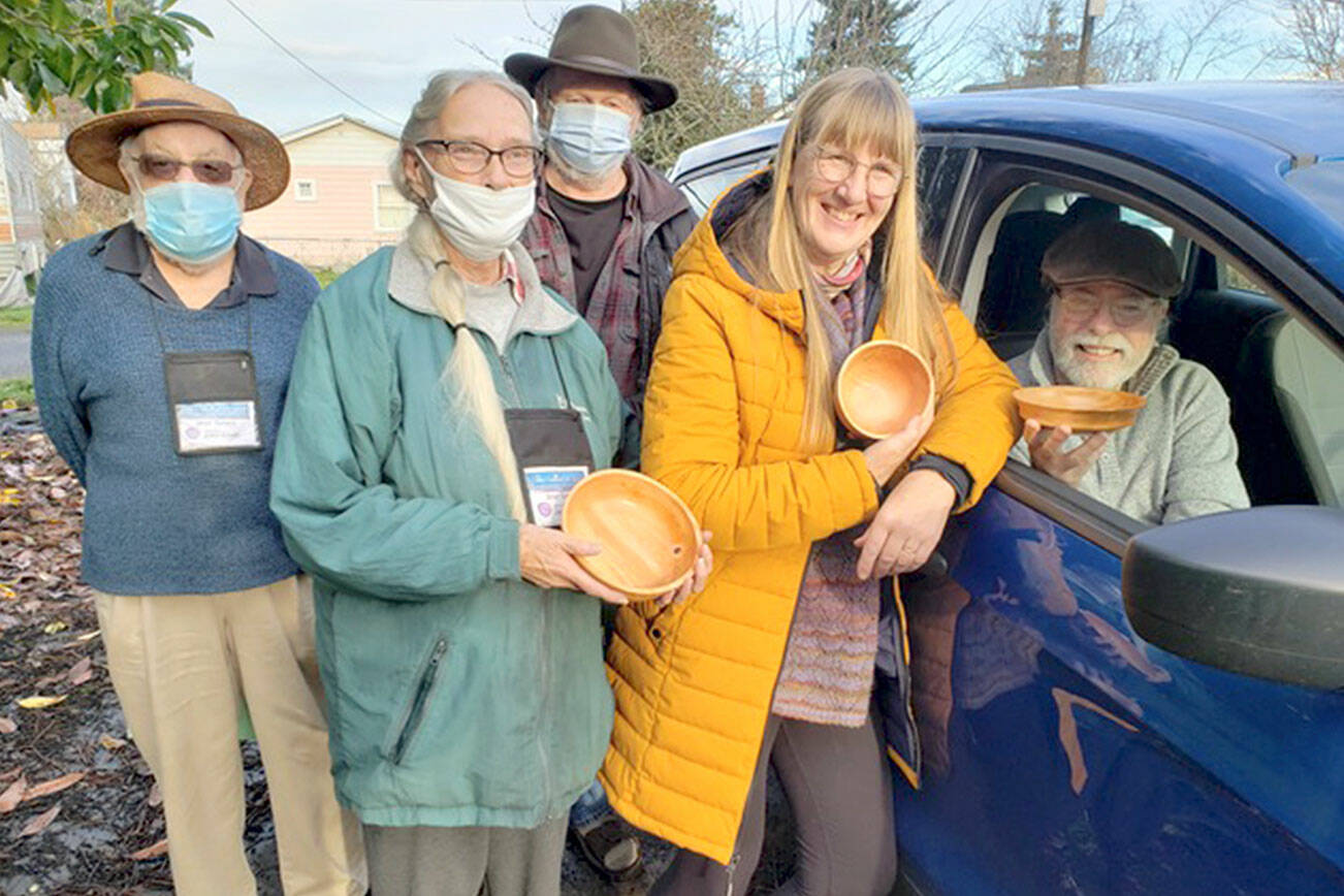 From left: John Elliott, Jackie Ledoux, Tracy McCallum, Jackie Miller, John Miller