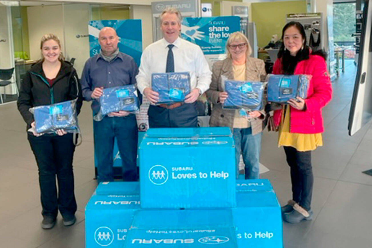 Pictured, from left to right are: Allison Hampton, Aaron Swenski, Bill Koenig, Sharon Maggard and Michele Lefebvre.