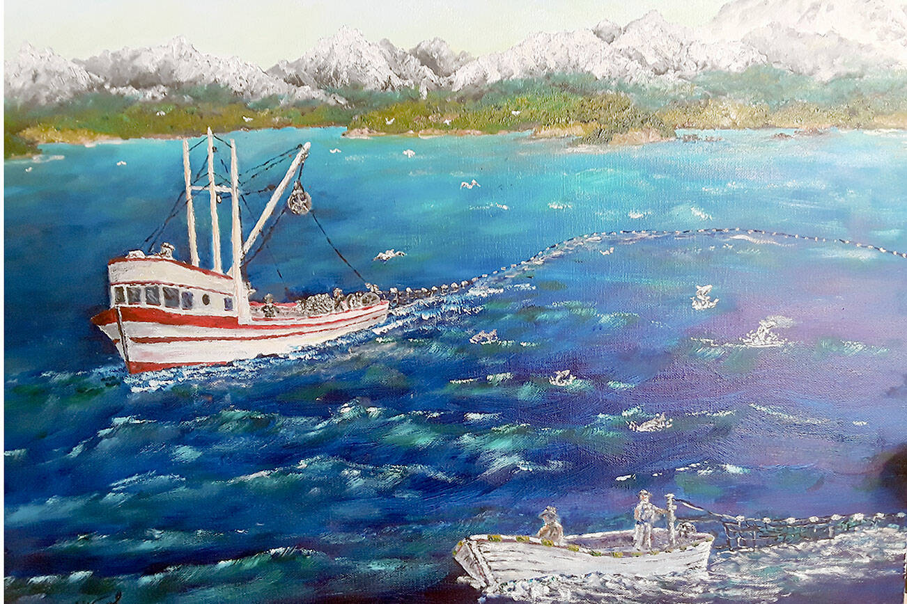 The Sequim Museum & Arts at 544 N Sequim Avenue featured artist in the Judith McInnes Tozzer Gallery is Dungeness resident Steve Vogel. Now retired, former Clallam County District “3 Fire Chief, graduated from the University of Washington with a BA in fine arts.