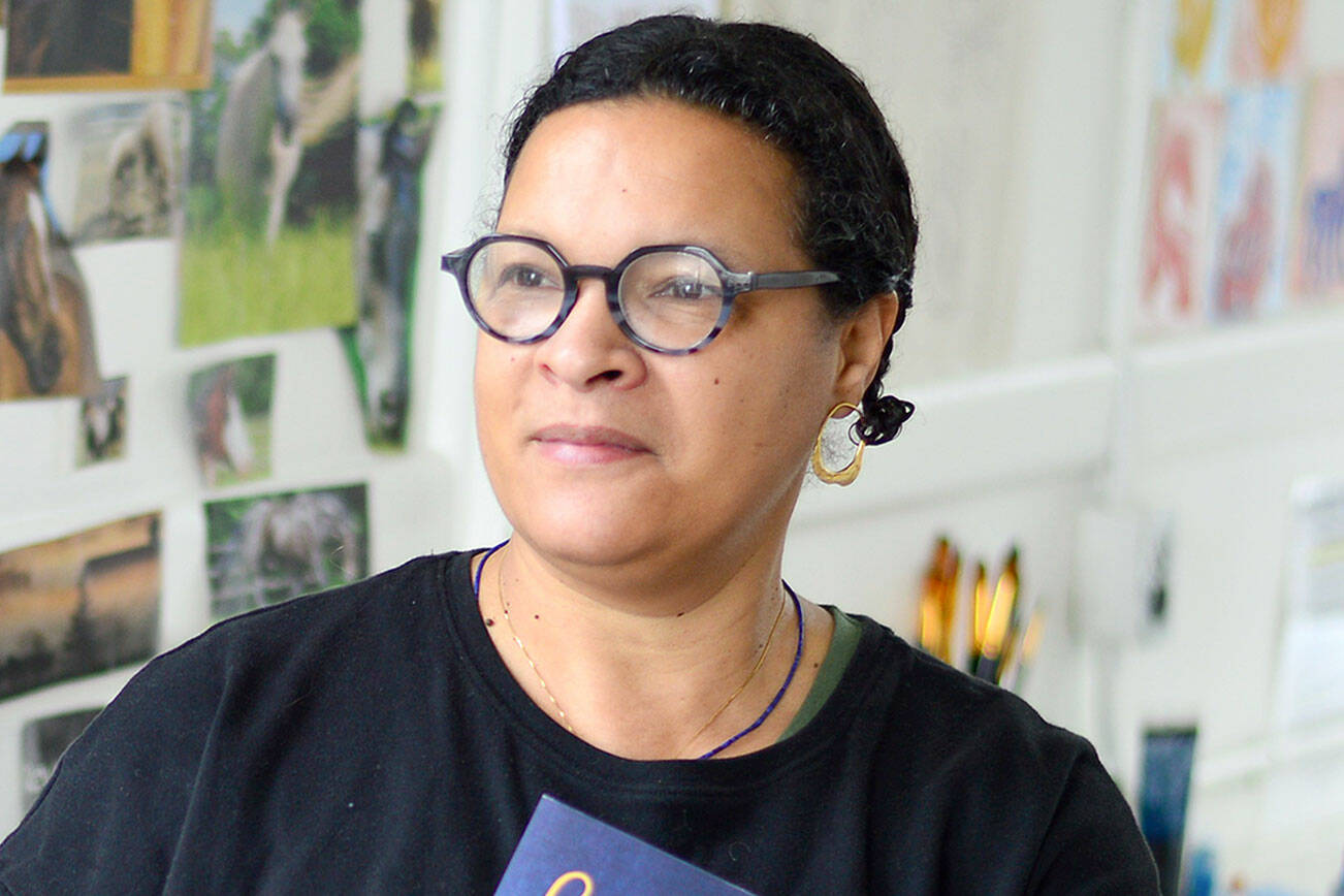 Local author Velda Thomas' new book, "Blended: Perspectives on Belonging" will fuel an online discussion group starting this Saturday. Diane Urbani de la Paz/Peninsula Daily News