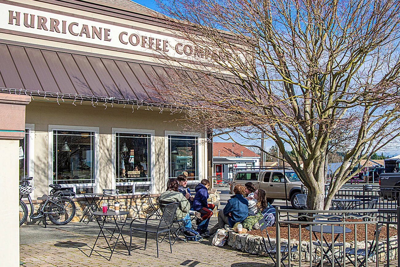 Emily Matthiessen/Olympic Peninsula News Group 

The Jamestown S’Klallam Tribe now serves as landlord to multiple downtown Sequim businesses, including Hurricane Coffee Company. The businesses remain independently owned, with tribal staff saying there are tentative plans to add a cultural center and/or art gallery and more in adjacent open spaces.